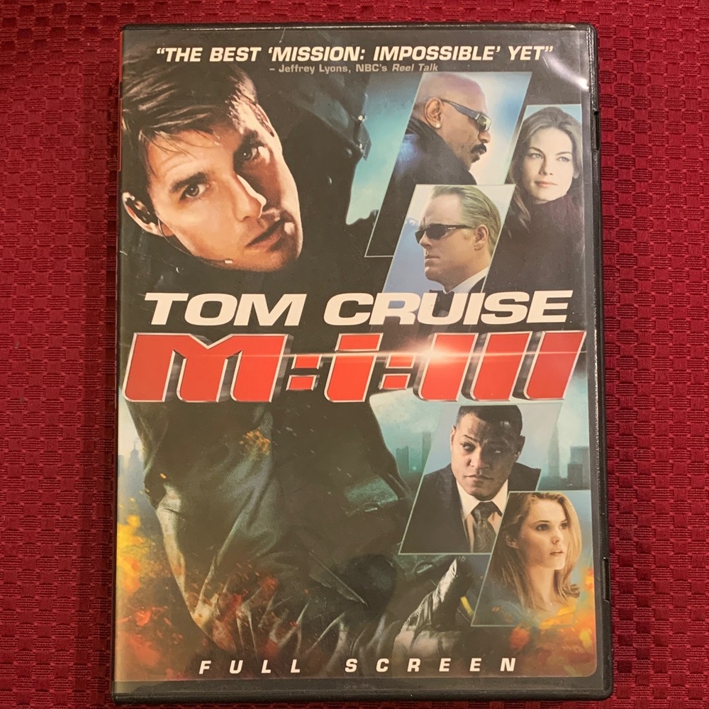 Tom Cruise Mission in Possible 3 DVD 📀
